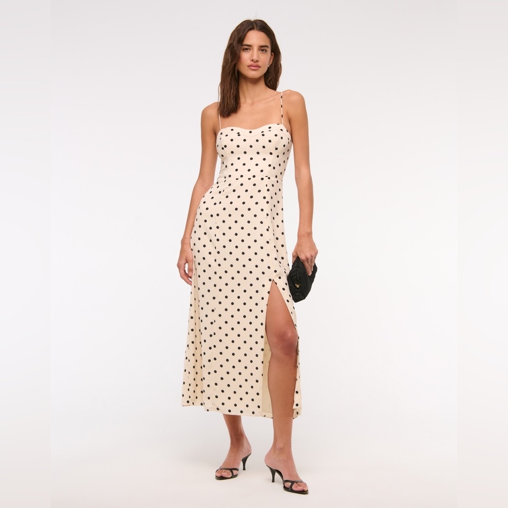 Abercrombie and Fitch Camille Midi Dress